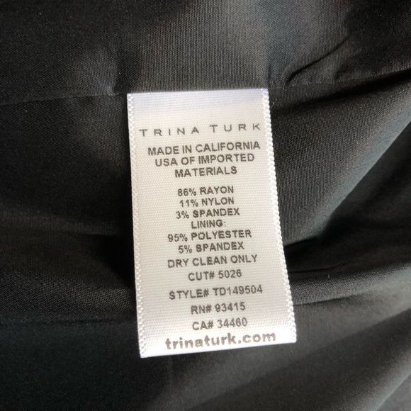 Trina Turk Watercolor Elbow Sleeve Sheath Dress - Picture 9 of 11